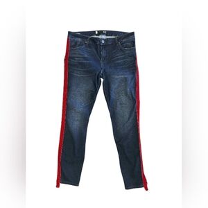 Kut From The Kloth Connie Ankle Skinny Jean Denim Size 12 EUC